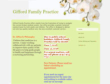 Tablet Screenshot of giffordfamilypractice.com